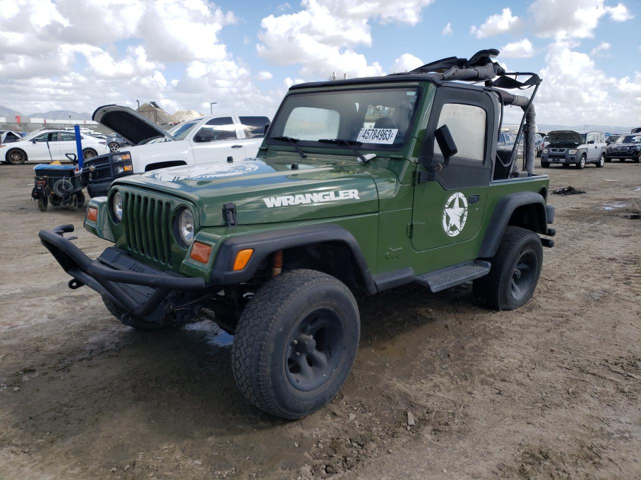 1997 Jeep Wrangler VIN 1J4FY29P6VP524888