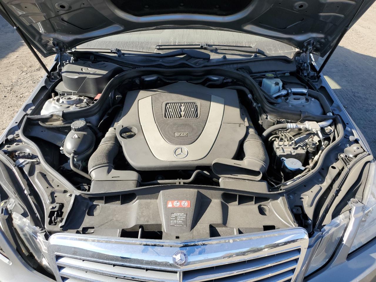2011 Mercedes-Benz E-klasse VIN WDDHF8HB6BA485608 Copart auction photo, undercarriage / front end damage thumbnail 11