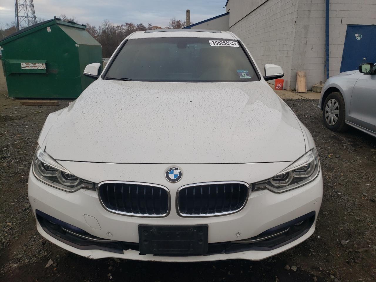 2017 BMW 3er VIN WBA8D9G33HNU66254 Copart auction photo, front end / mechanical damage thumbnail 5