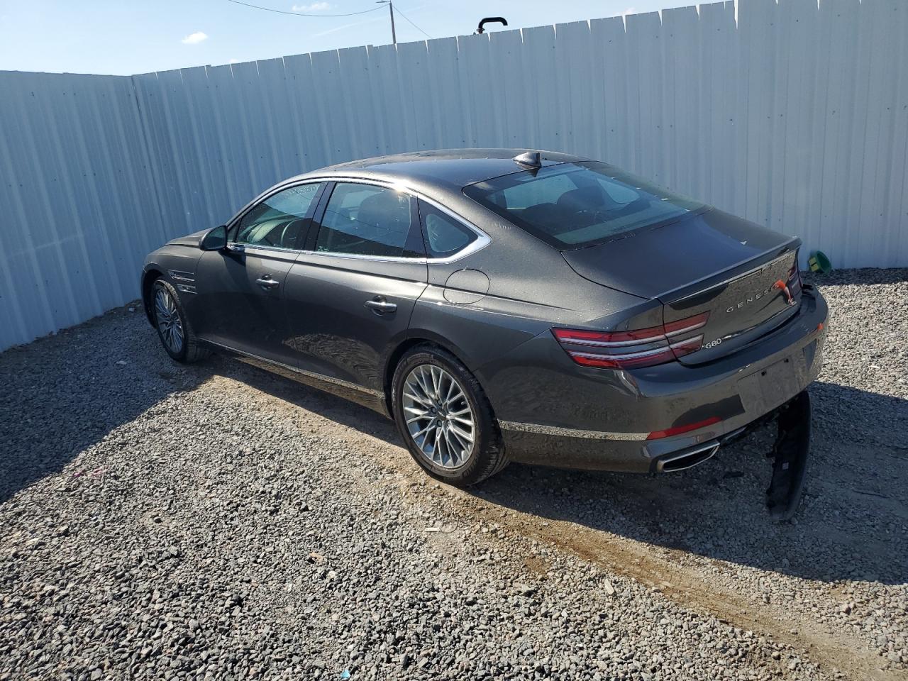 2024 Genesis G80 VIN KMTGB4SC3RU225320 Copart auction photo, rear end damage thumbnail 2