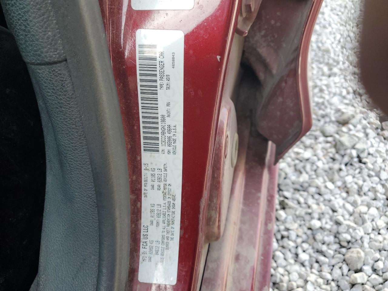 2016 Chrysler 200 VIN 1C3CCCABXGN118600 Copart auction photo, front end damage thumbnail 14