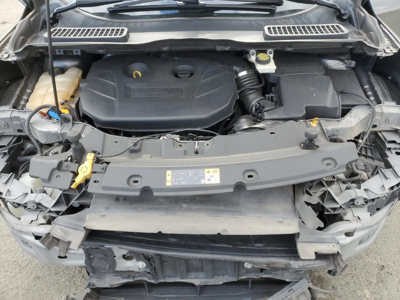 2014 Ford Escape VIN 1FMCU0J9XEUD80815 Copart auction photo, front end / rear end damage thumbnail 12