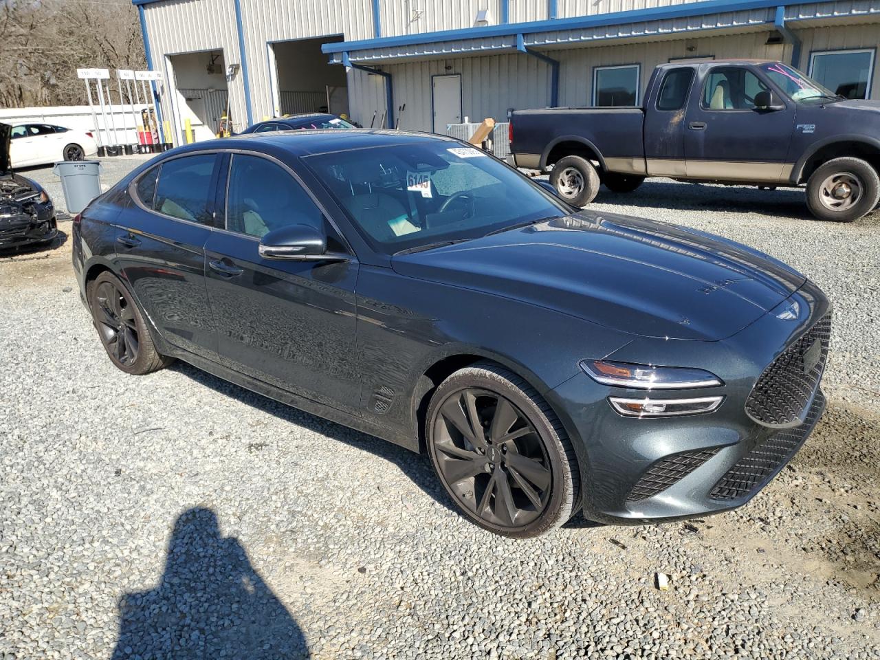 2023 Genesis G70 VIN KMTG34TA9PU120109 Copart auction photo, undercarriage damage thumbnail 4