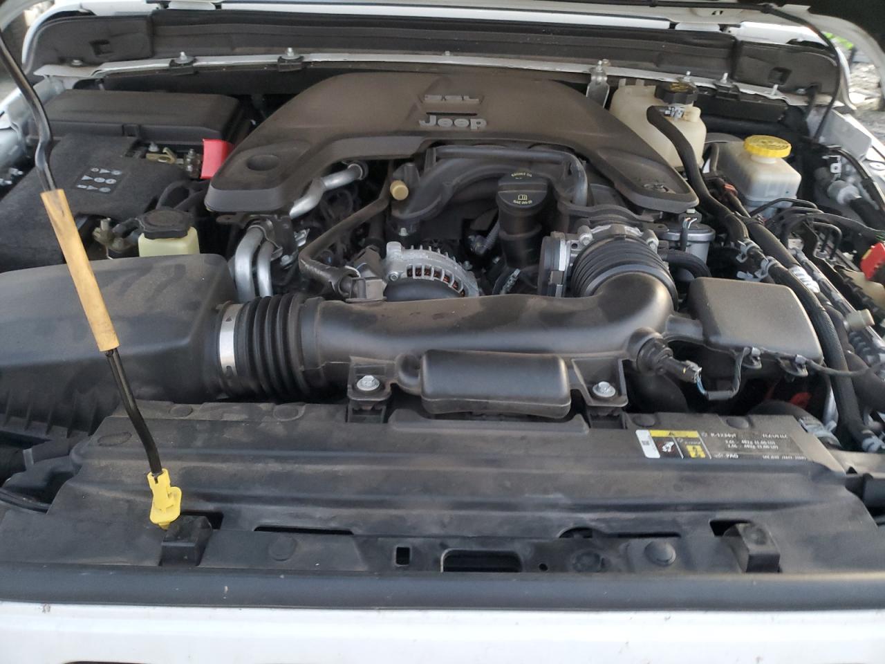 2018 Jeep Wrangler VIN 1C4HJXFG8JW145444 Copart auction photo, side damage thumbnail 11