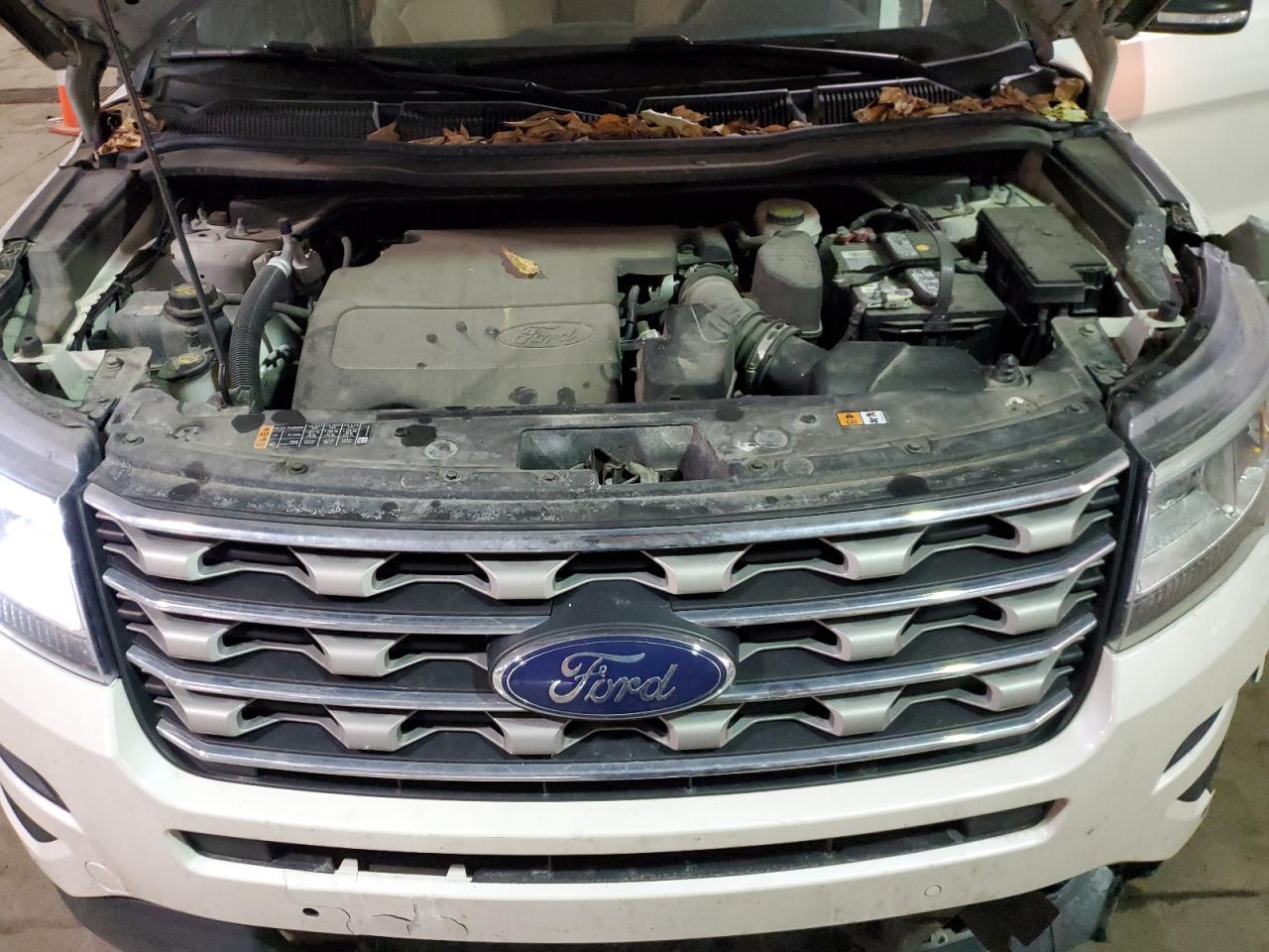 2017 Ford Explorer VIN 1FM5K8D88HGD52224 Copart auction photo, front end / side damage thumbnail 12