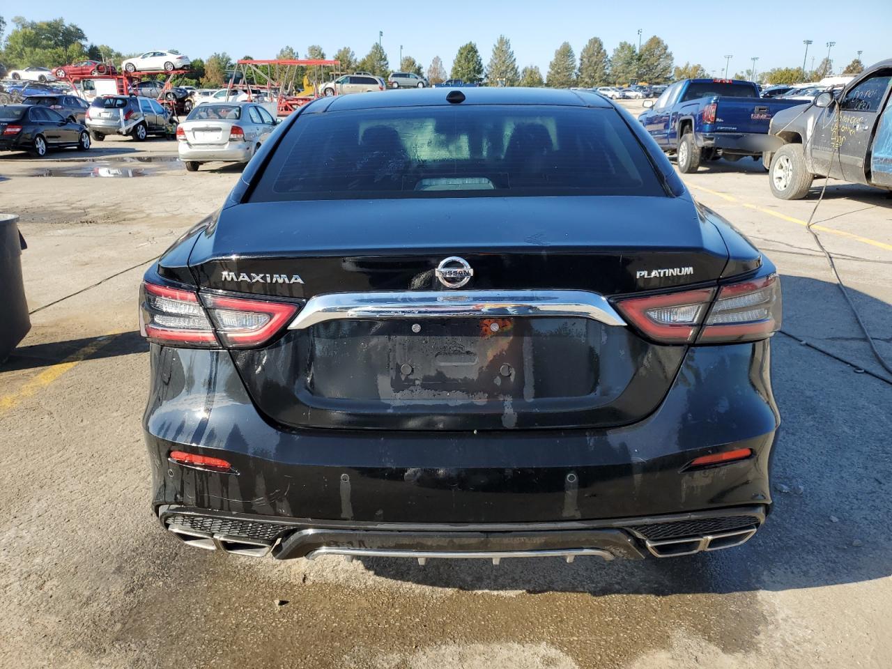2021 Nissan Maxima VIN 1N4AA6FV9MC503320 Copart auction photo, vandalism / front end damage thumbnail 6