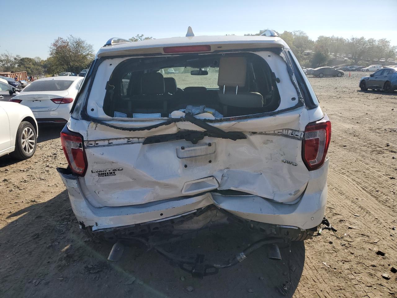 2017 Ford Explorer VIN 1FM5K8F85HGC52109 Copart auction photo, rear end / minor dent/scratches damage thumbnail 6