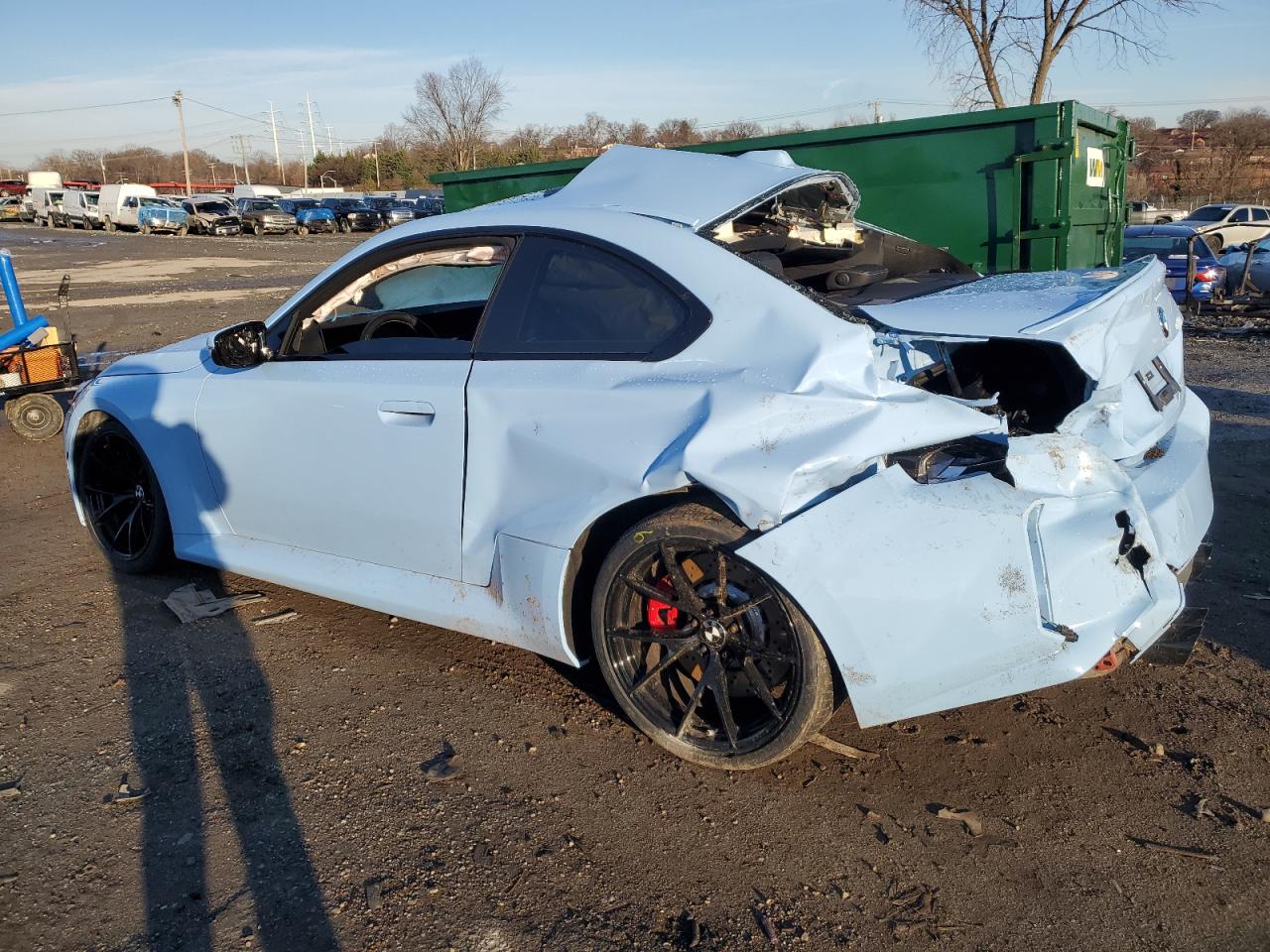 2024 BMW M2 VIN 3MF13DM08R8D95395 Copart auction photo, all over damage thumbnail 2