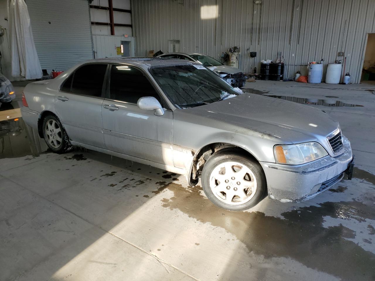 2002 Acura RL VIN JH4KA96692C001363 Copart auction photo, side / front end damage thumbnail 4