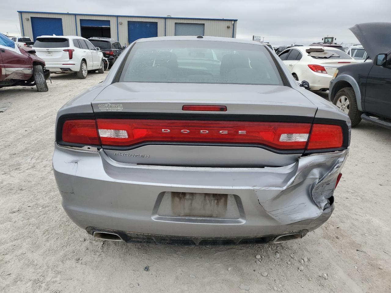 2014 Dodge Charger VIN 2C3CDXBG6EH360398 Copart auction photo, side / rear end damage thumbnail 6