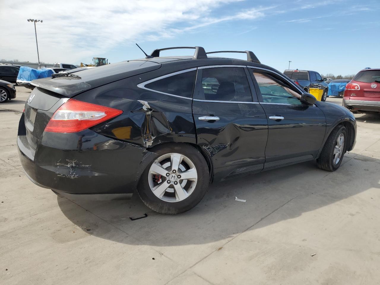 2011 Honda Accord VIN 5J6TF1H38BL002428 Copart auction photo, rear end / hail damage thumbnail 3