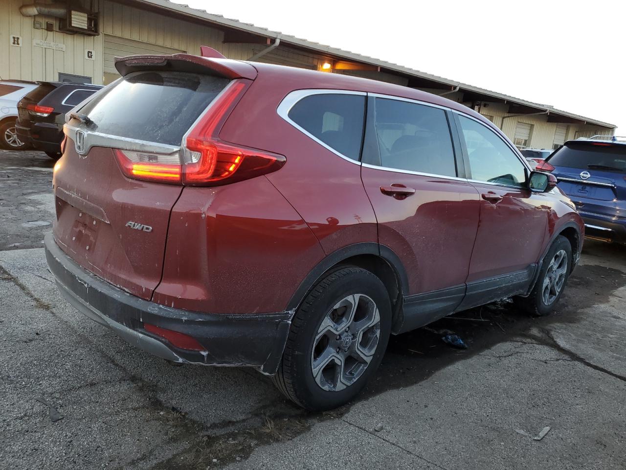 2019 Honda CR-V VIN 5J6RW2H87KL012959 Copart auction photo, front end damage thumbnail 3