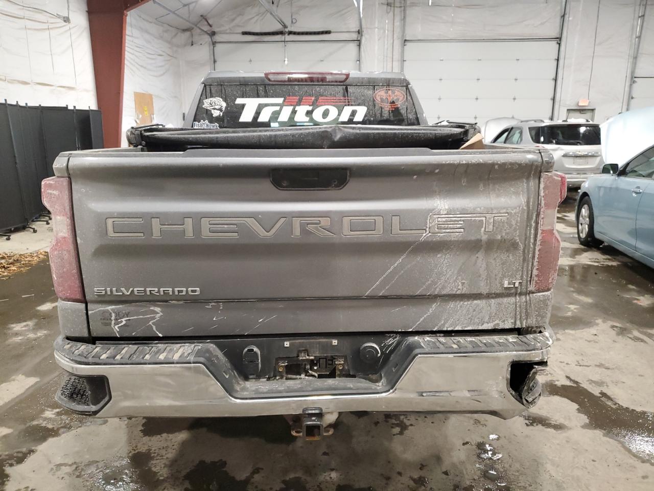 2022 Chevrolet Silverado VIN 1GCPYJEK5NZ185544 Copart auction photo, rear end / undercarriage damage thumbnail 6