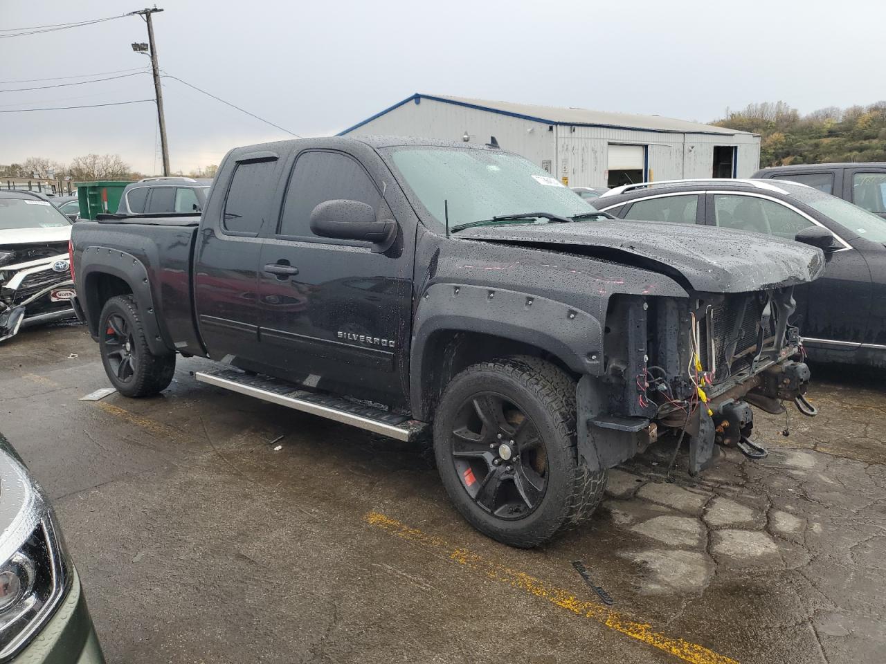 2011 Chevrolet Silverado VIN 1GCRKSE33BZ366436 Copart auction photo, front end damage thumbnail 4