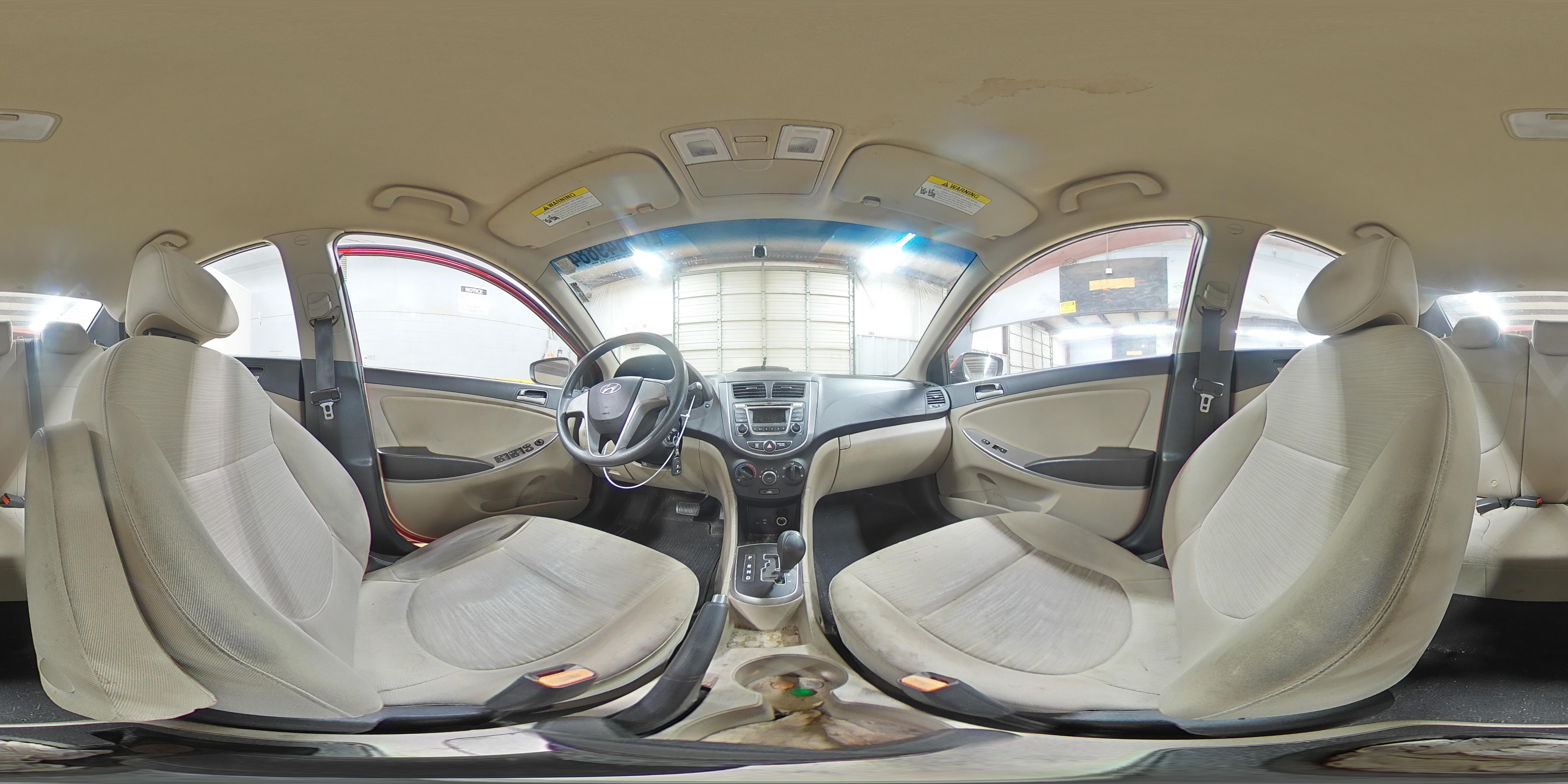 2016 Hyundai Accent VIN KMHCT4AE9GU163170 Copart auction photo, all over damage thumbnail 12