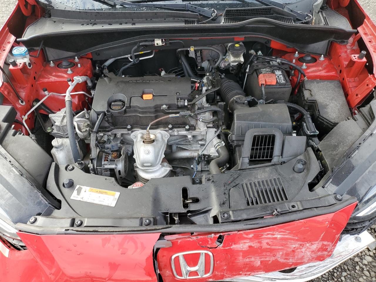 2024 Honda HR-V VIN 3CZRZ2H57RM705178 Copart auction photo, front end / rear end damage thumbnail 13