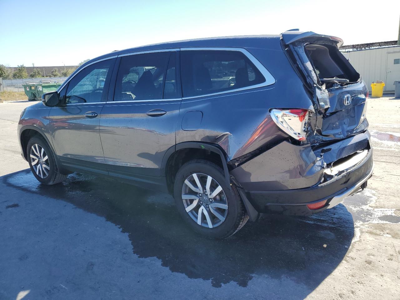 2019 Honda Pilot VIN 5FNYF6H5XKB027148 Copart auction photo, rear end / side damage thumbnail 2
