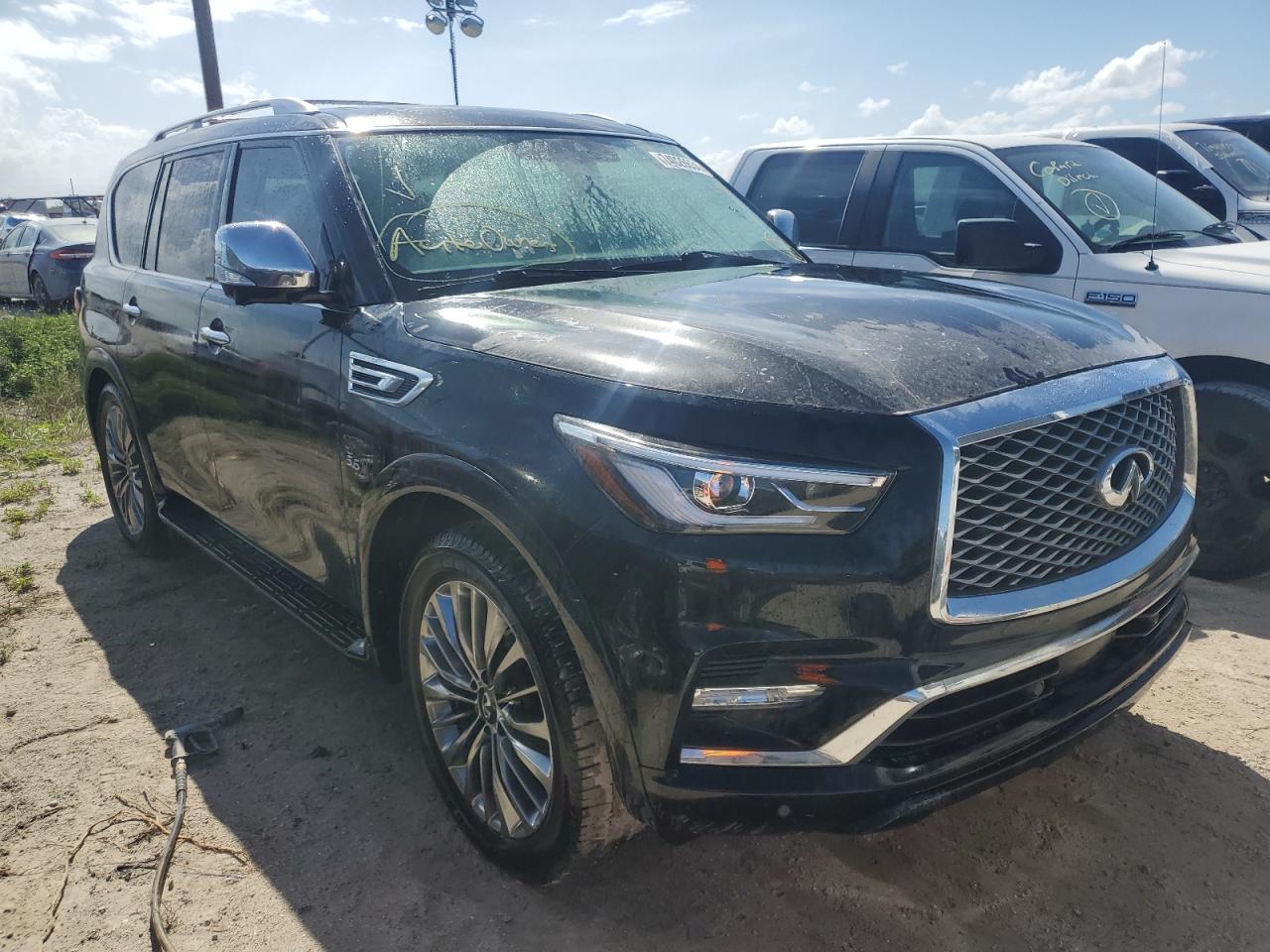 2020 Infiniti QX80 VIN JN8AZ2NE8L9253520 Copart auction photo, water/flood damage thumbnail 4