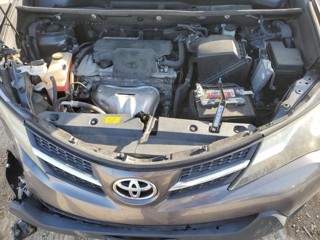2015 Toyota RAV 4 VIN 2T3BFEV0FW312842 Copart auction photo, front end / undercarriage damage thumbnail 13