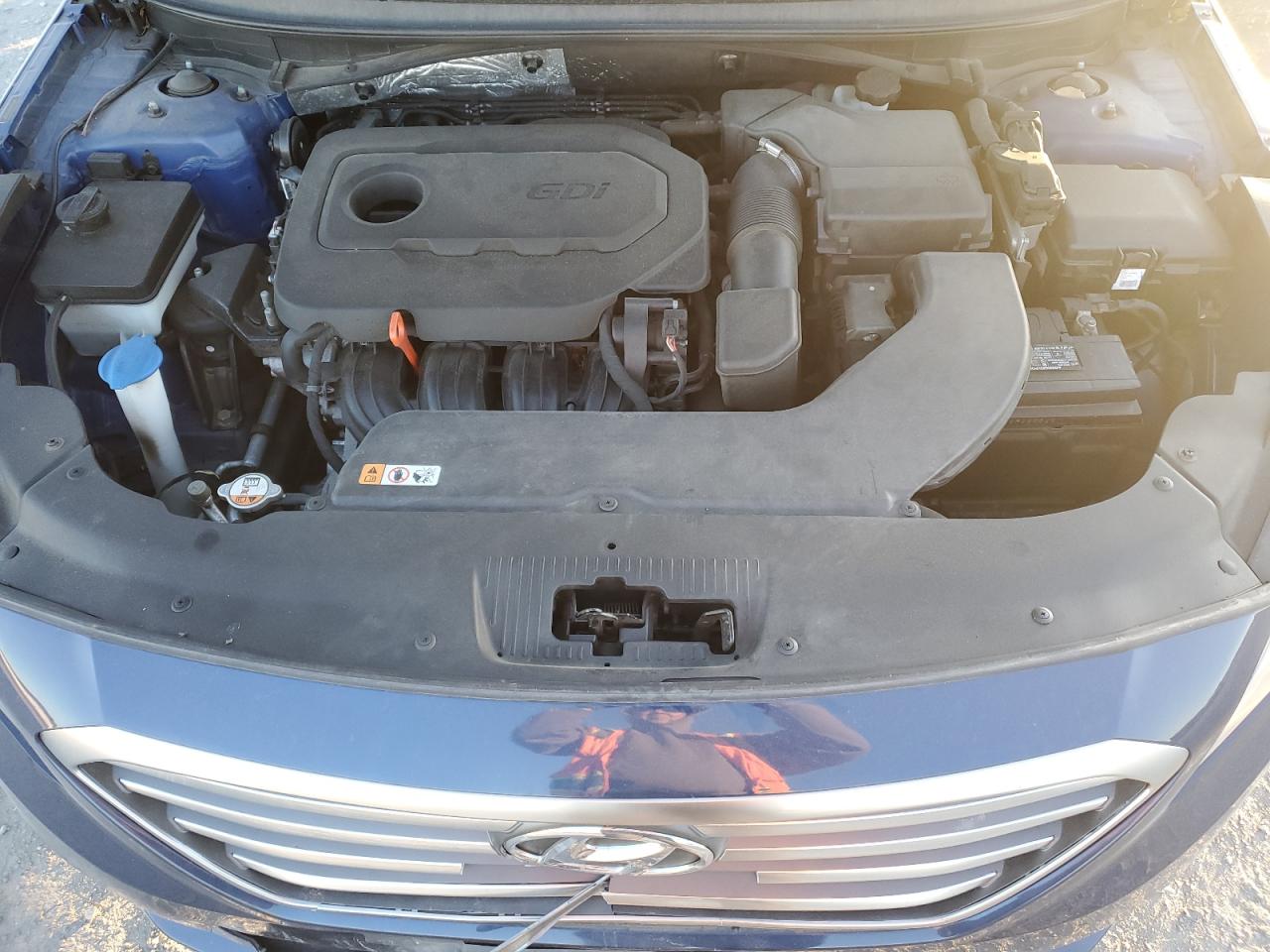 2015 Hyundai Sonata VIN 5NPE24AF5FH019391 Copart auction photo, rear end / front end damage thumbnail 12