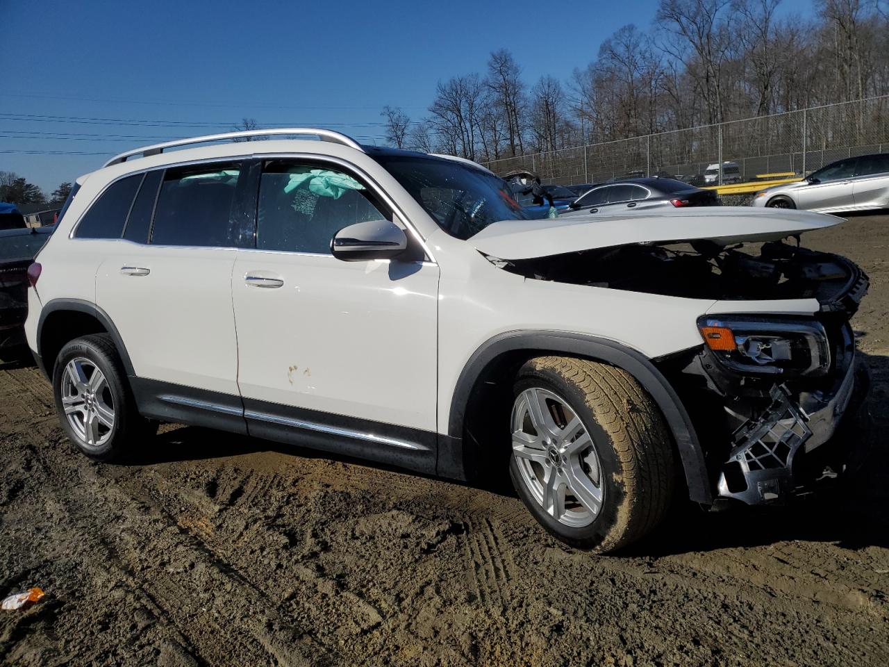 2021 Mercedes-Benz GLB VIN W1N4M4HB8MW109028 Copart auction photo, all over damage thumbnail 4