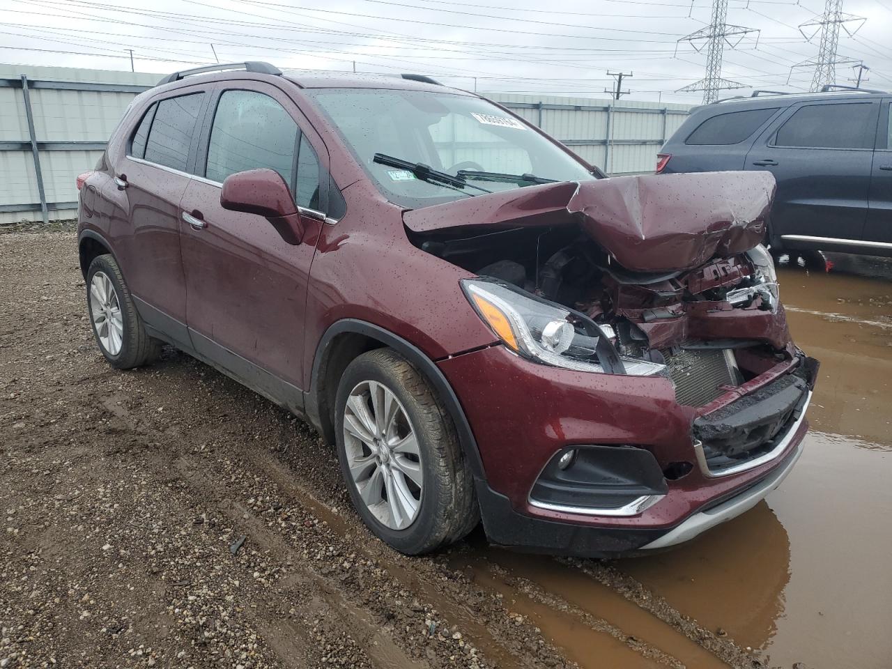 2017 Chevrolet Trax VIN 3GNCJMSB9HL250911 Copart auction photo, front end damage thumbnail 4