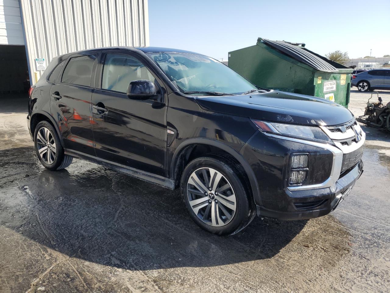 2021 Mitsubishi Outlander VIN JA4APUAU0MU033064 Copart auction photo, mechanical / front end damage thumbnail 4