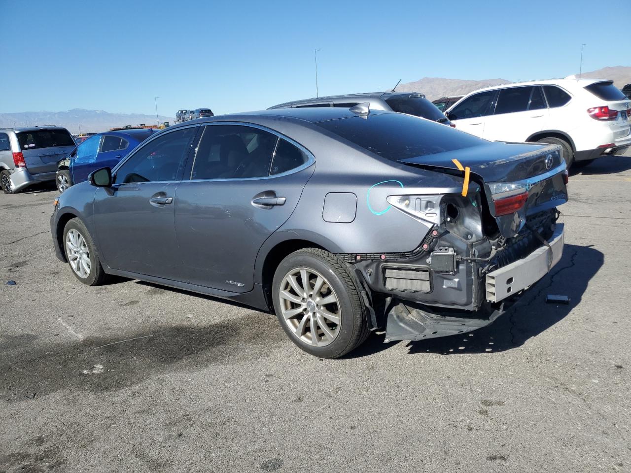 2017 Lexus ES VIN JTHBW1GG1H2148396 Copart auction photo, rear end damage thumbnail 2