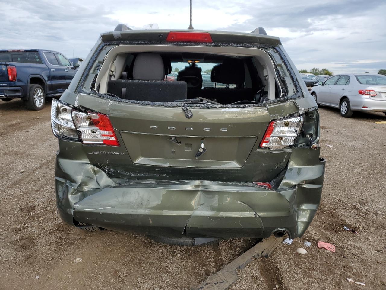 2019 Dodge Journey VIN 3C4PDCAB0KT789423 Copart auction photo, rear end damage thumbnail 6