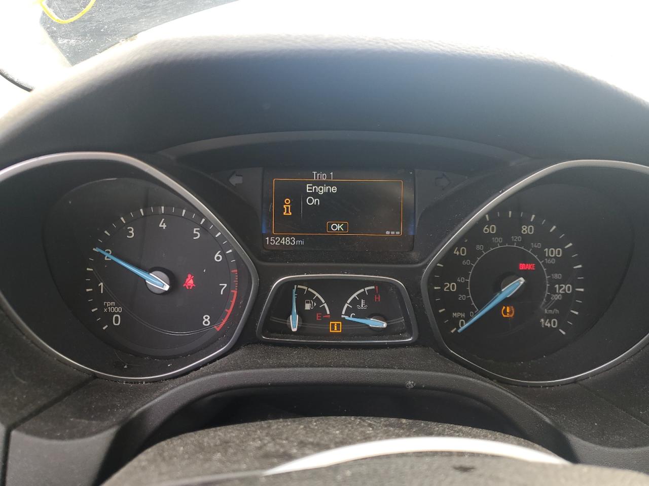 2016 Ford Focus VIN 1FADP3E20GL235957 Copart auction photo, front end damage thumbnail 9