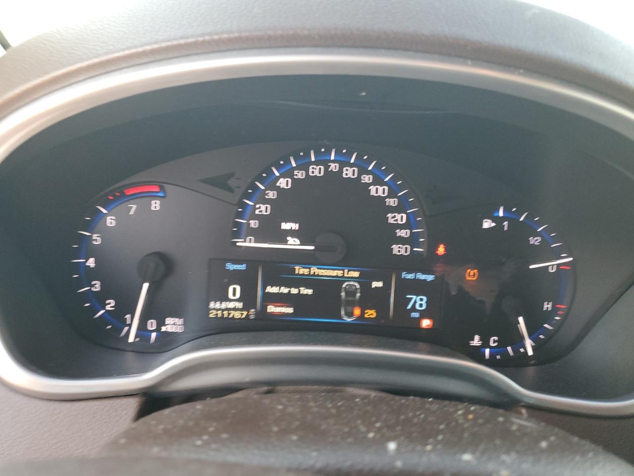 2013 Cadillac SRX VIN 3GYFNCE37DS585801 Copart auction photo, hail / minor dent/scratches damage thumbnail 9