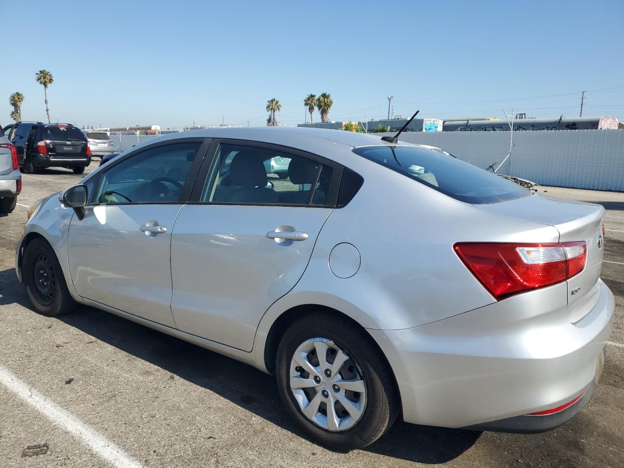 2016 KIA Rio VIN KNADM4A38G6685875 Copart auction photo, minor dent/scratches damage thumbnail 2