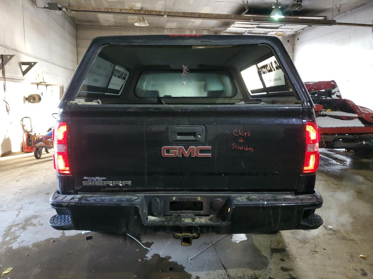 2015 GMC Sierra VIN 1GTV2TEC9FZ289436 Copart auction photo, front end / side damage thumbnail 6