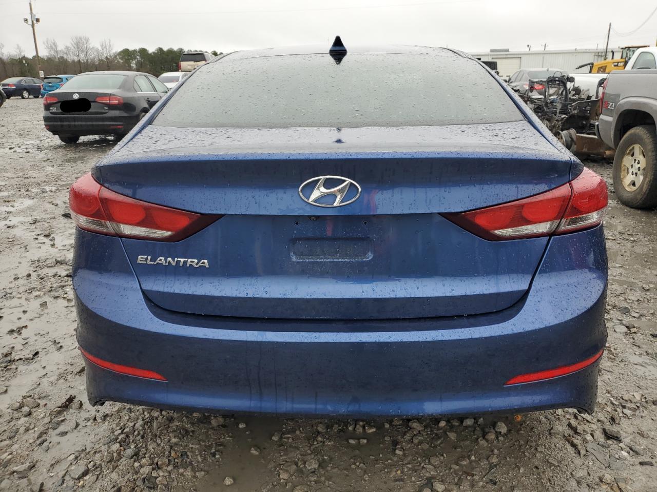 2017 Hyundai Elantra VIN 5NPD84LF4HH159149 Copart auction photo, vandalism damage thumbnail 6