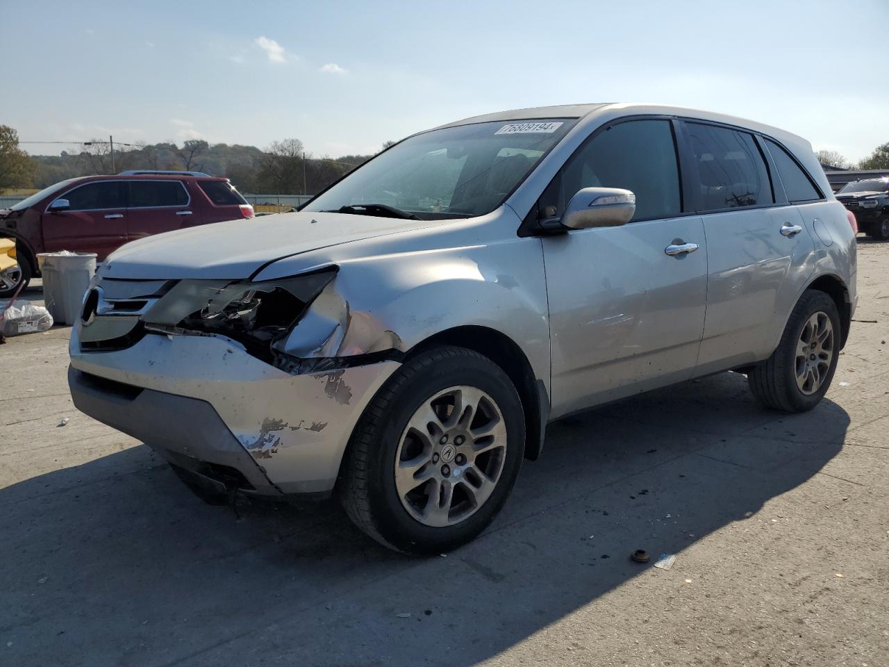 2009 Acura MDX VIN 2HNYD28289H533323