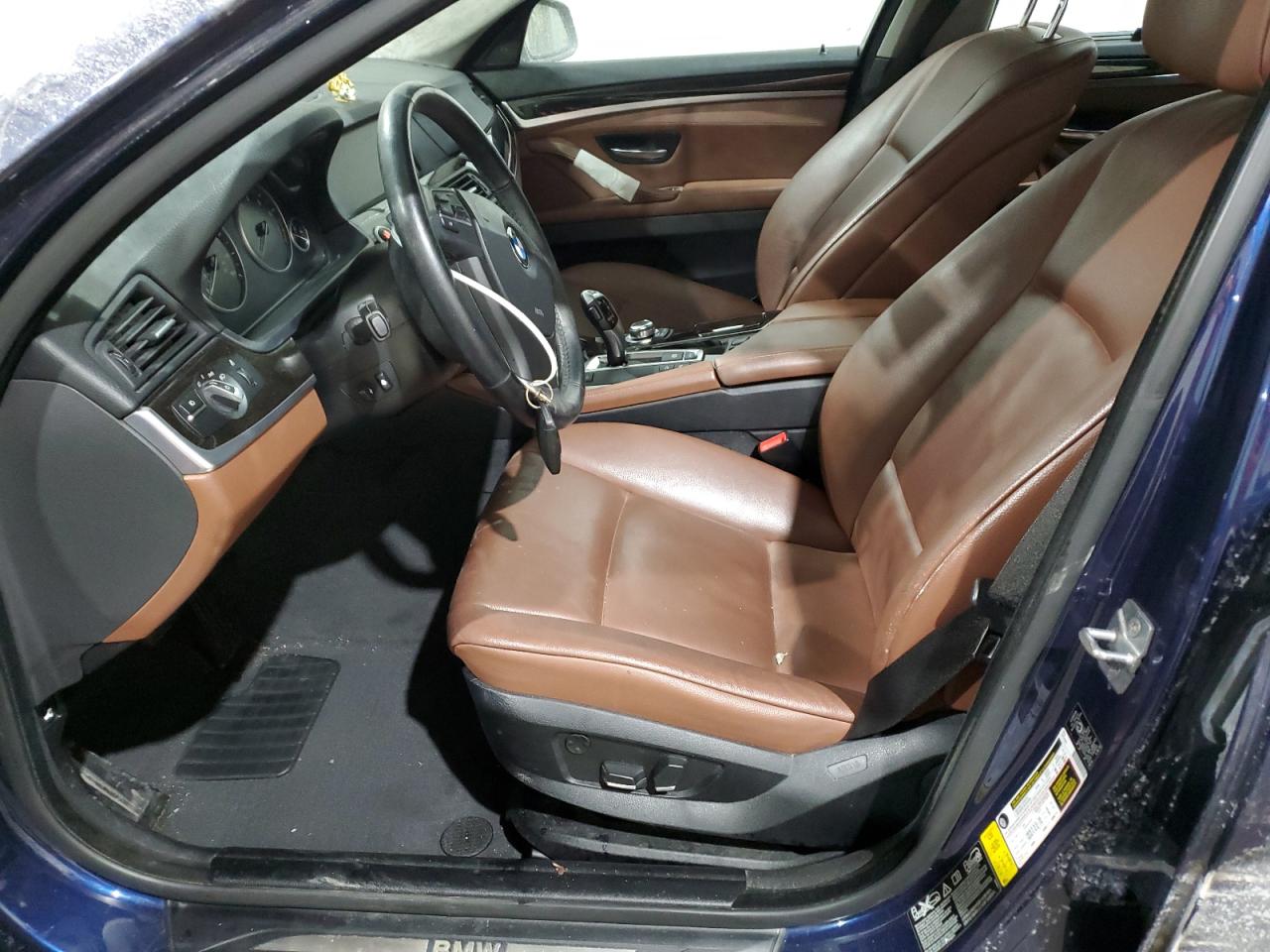 2011 BMW 5er VIN WBAFU7C54BC875076 Copart auction photo, side / rear end damage thumbnail 7