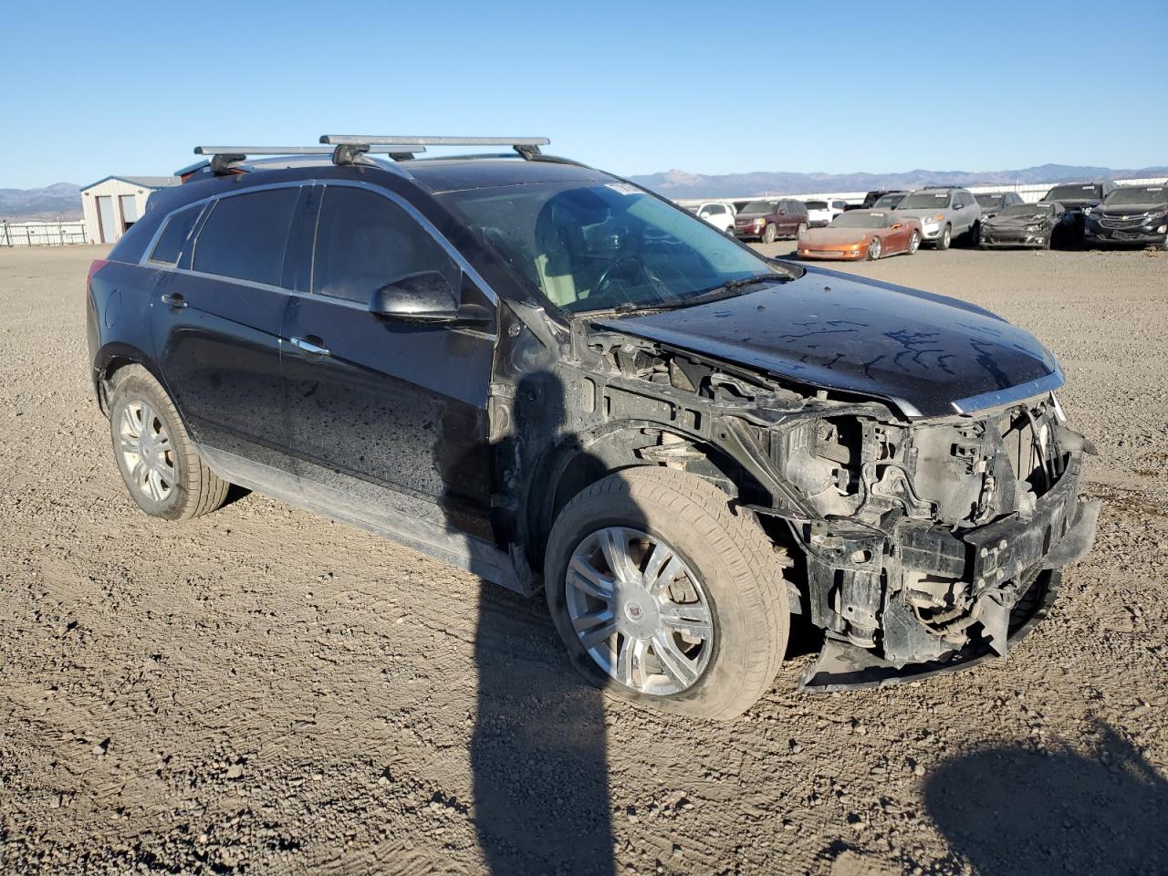 2011 Cadillac SRX VIN 3GYFNDEY2BS548203 Copart auction photo, front end / minor dent/scratches damage thumbnail 4