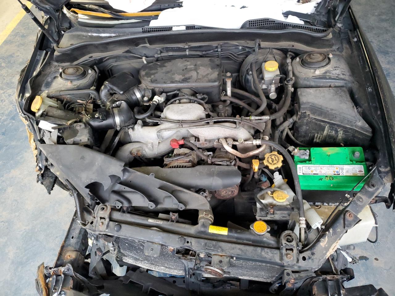 2008 Subaru Impreza VIN JF1GE61658H501717 Copart auction photo, all over damage thumbnail 11