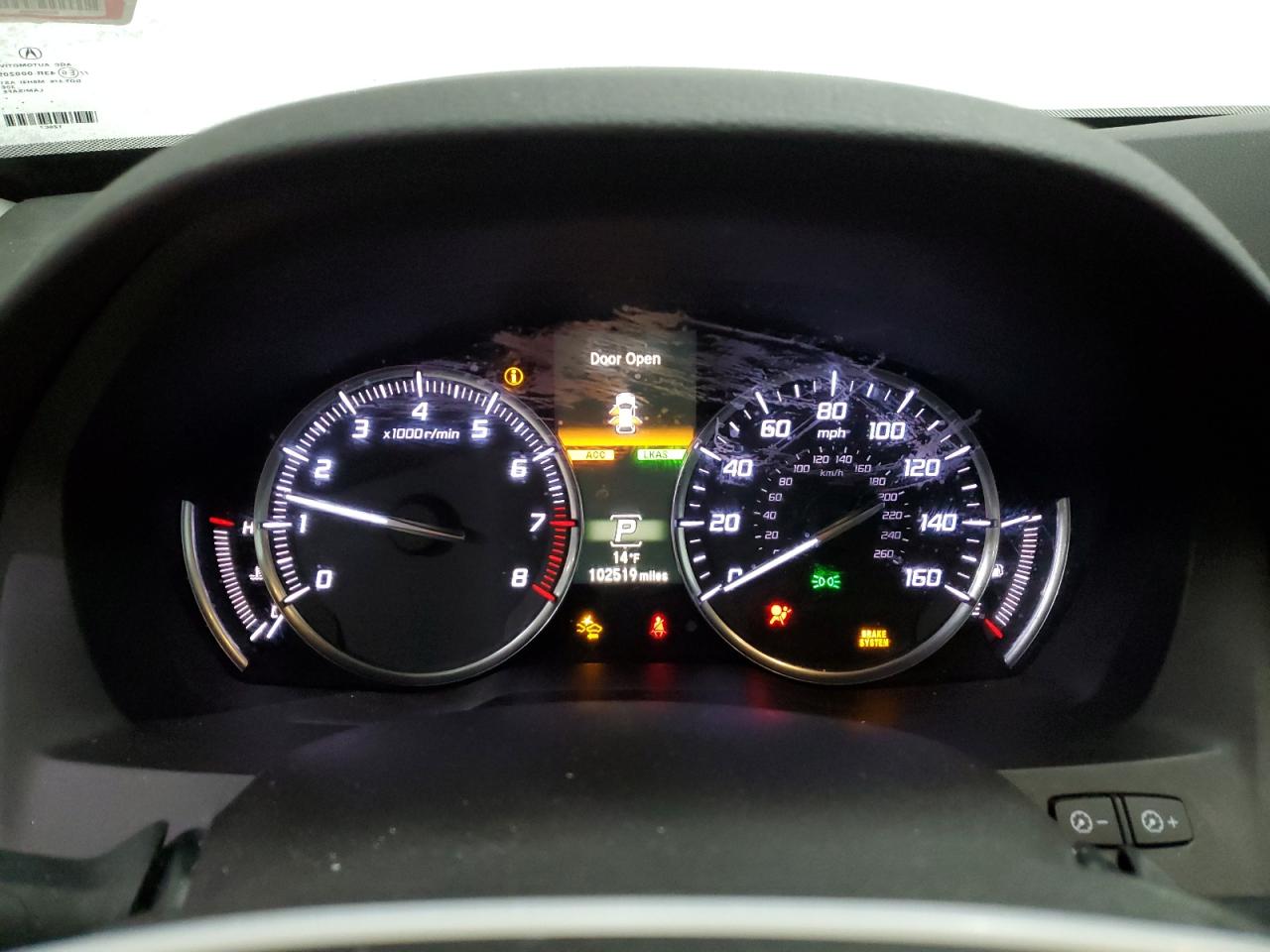 2018 Acura MDX VIN 5J8YD4H96JL017985 Copart auction photo, rear end / side damage thumbnail 9