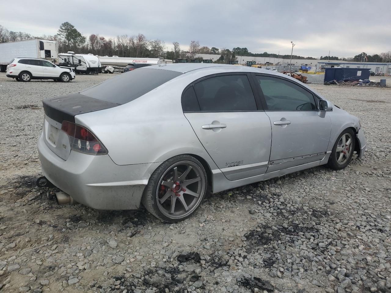 2007 Honda Civic VIN 2HGFA55597H716444 Copart auction photo, front end / minor dent/scratches damage thumbnail 3