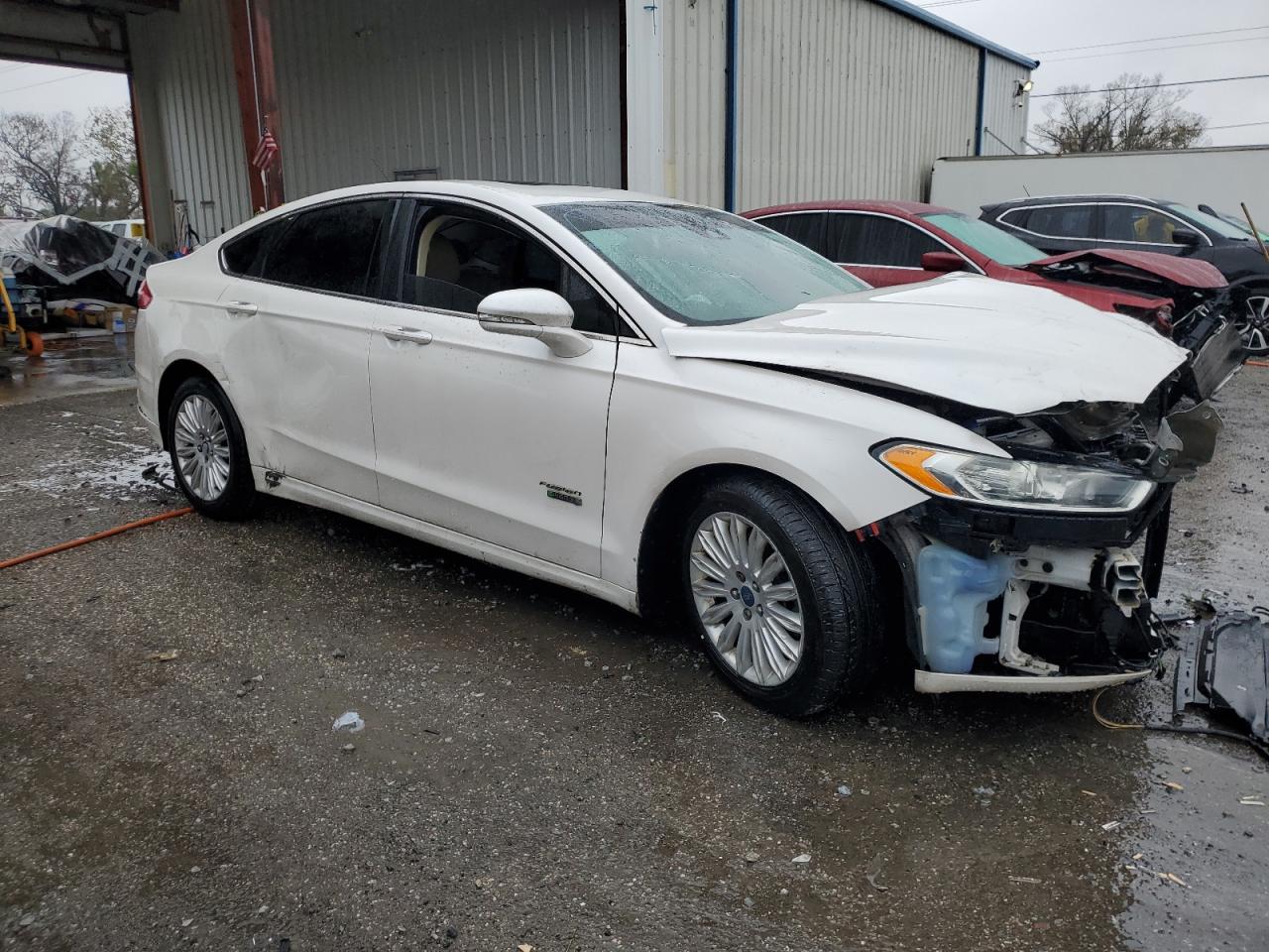 2013 Ford Fusion VIN 3FA6P0PU0DR246699 Copart auction photo, front end / side damage thumbnail 4