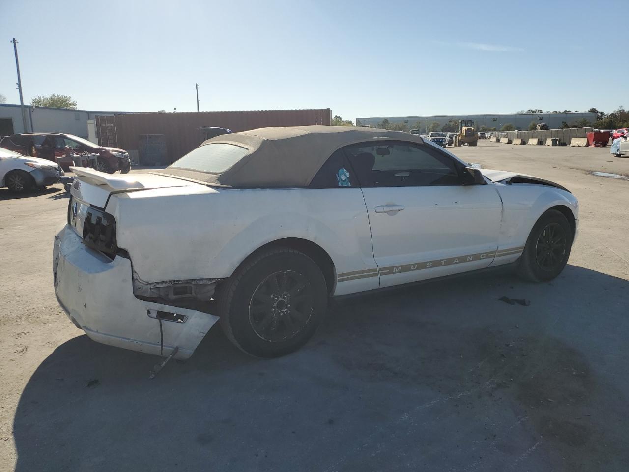 2005 Ford Mustang VIN 1ZVHT84N655253894 Copart auction photo, rear end / front end damage thumbnail 3
