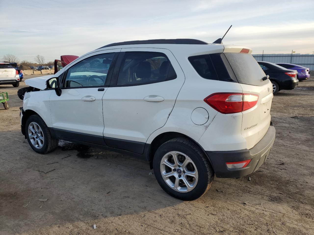 2018 Ford EcoSport VIN MAJ6P1UL0JC240431 Copart auction photo, front end / side damage thumbnail 2