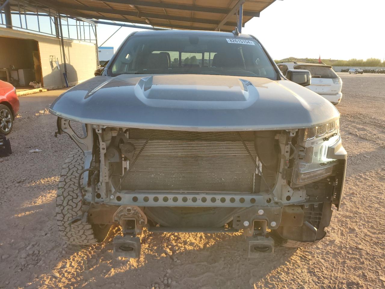 2021 Chevrolet Silverado VIN 3GCUYEEDXMG299422 Copart auction photo, front end damage thumbnail 5