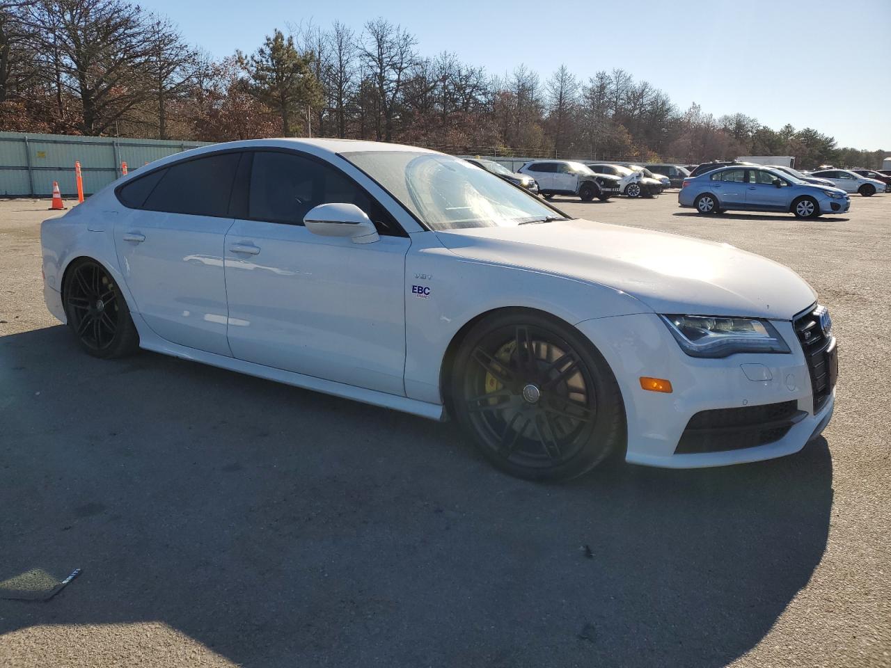 2014 Audi S7 VIN WAUW2AFC2EN047713 Copart auction photo, front end / minor dent/scratches damage thumbnail 4