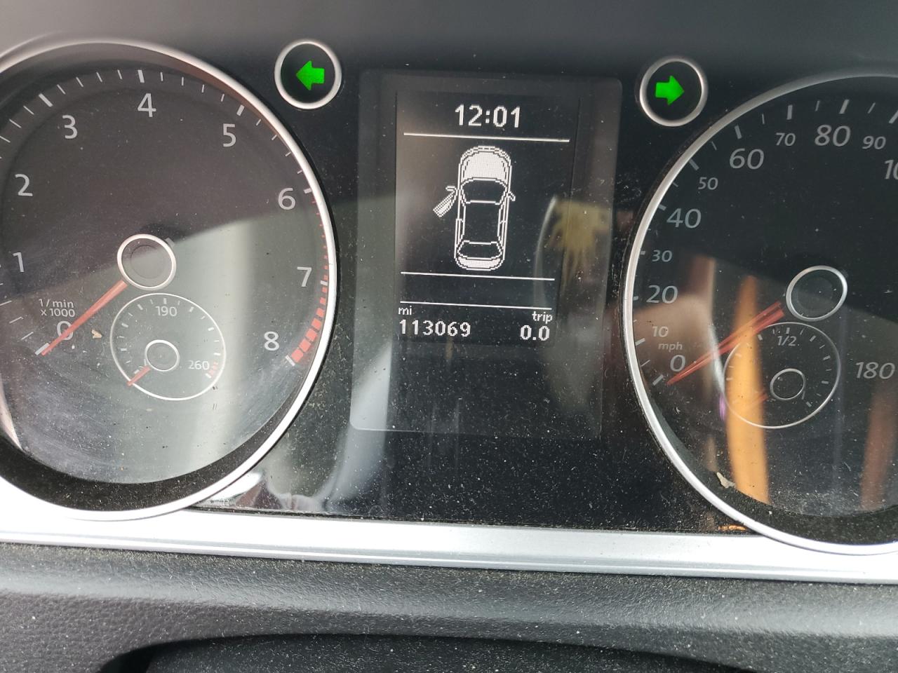2013 Volkswagen Passat CC VIN WVWBP7AN6DE554014 Copart auction photo, front end / side damage thumbnail 9
