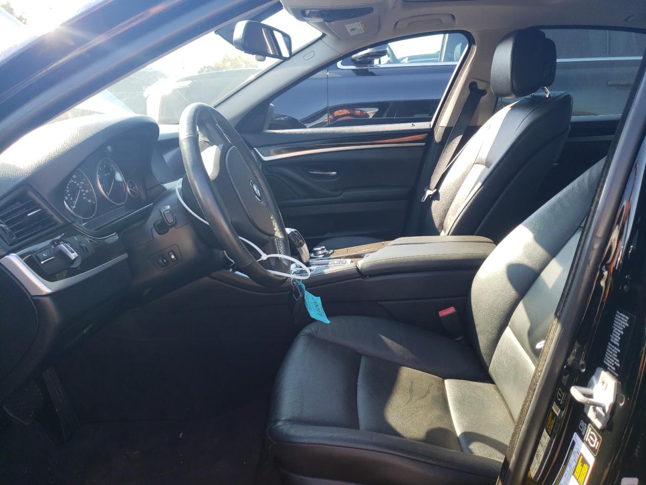 2013 BMW 5er VIN WBAXH5C50DD114393 Copart auction photo, side damage thumbnail 7