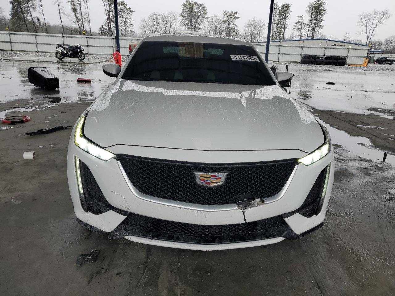 2021 Cadillac CT5 VIN 1G6DP5RKXM0114966 Copart auction photo, rear end / front end damage thumbnail 5