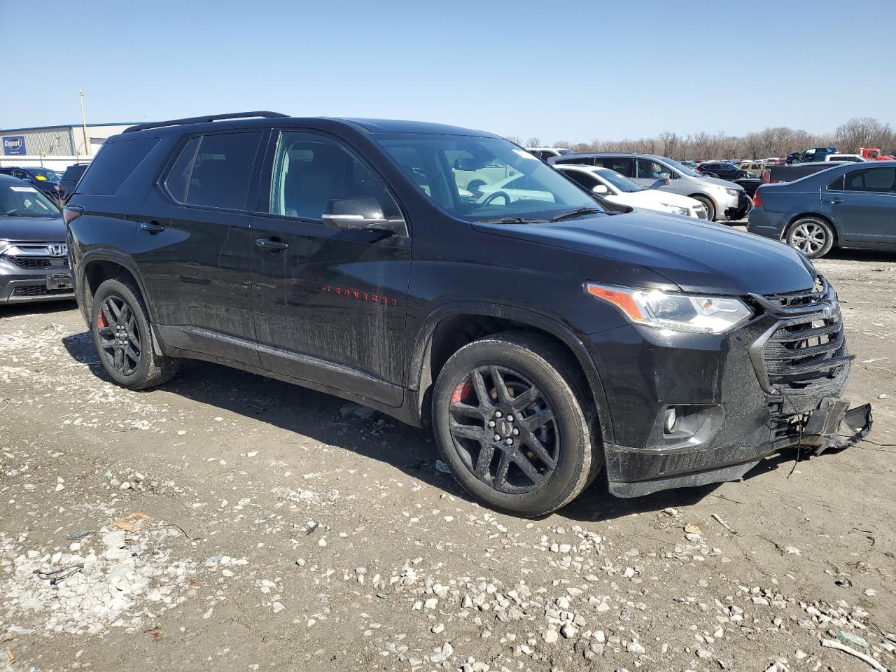 2021 Chevrolet Traverse VIN 1GNERKKW5MJ269224 Copart auction photo, front end / rear end damage thumbnail 4