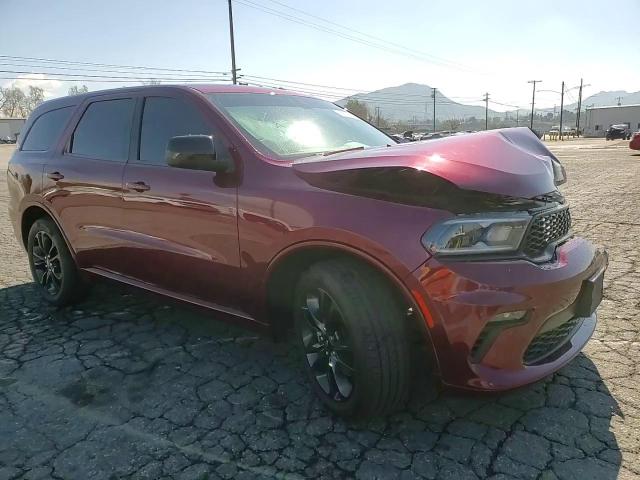 2021 Dodge Durango VIN 1C4RDHDG4MC749809 Copart auction photo, front end / side damage thumbnail 12